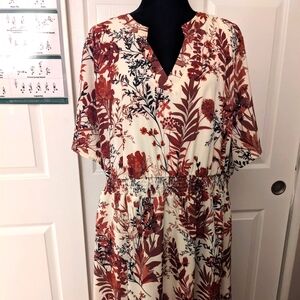 Nwot Tropical Dress Sz 26